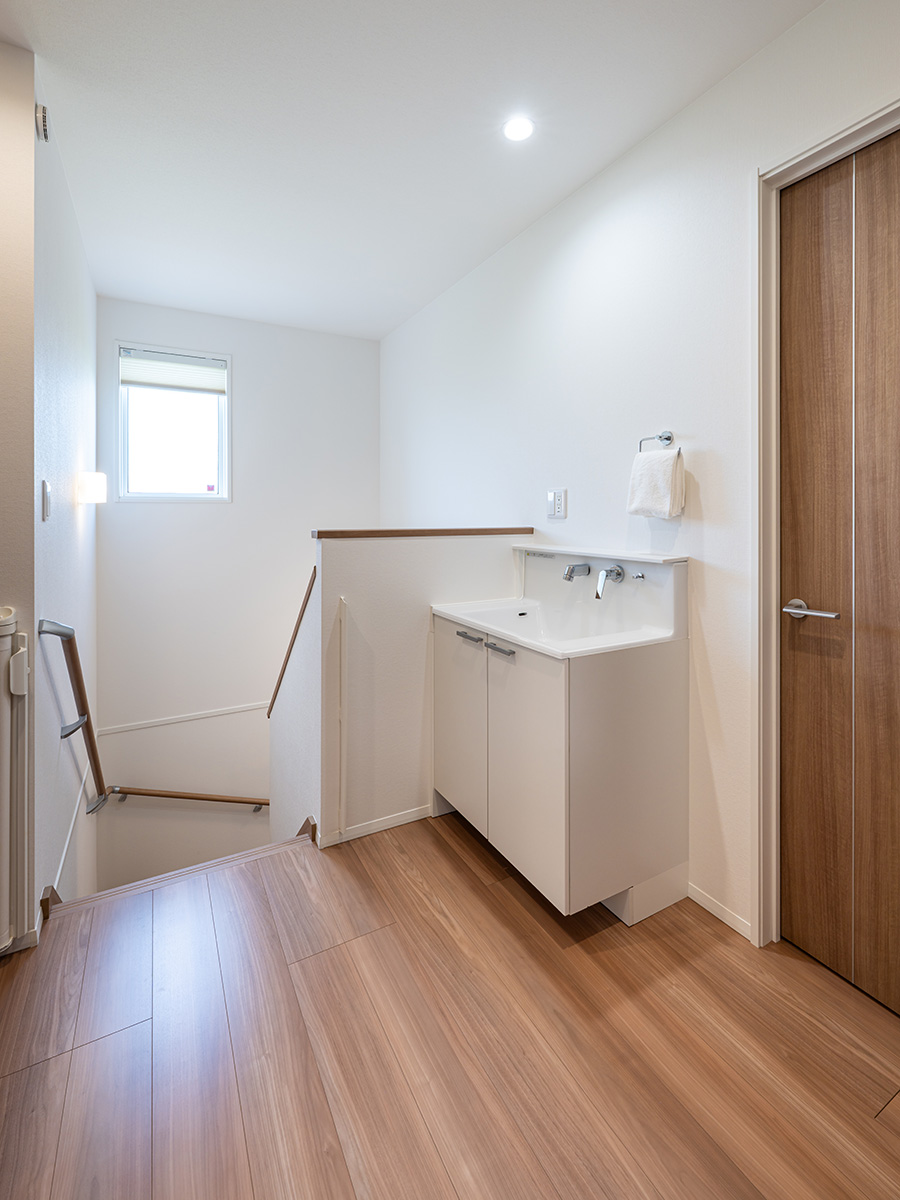 パークタウン曲渕分譲住宅 モデルハウス 区画番号No.10 2Fにも手洗い場があります!