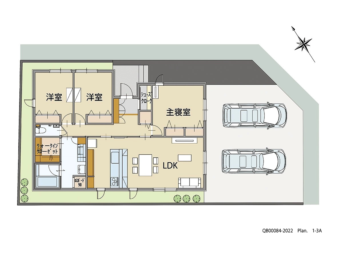 福山市山手町Ⅲ期 戸建 区画番号No.15 間取り図