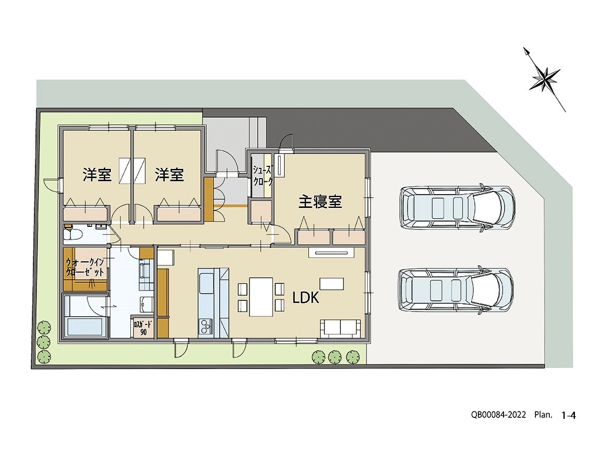 福山市山手町Ⅲ期 戸建 区画番号No.15 間取り図