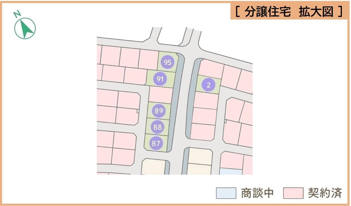 拡大図　分譲住宅　
