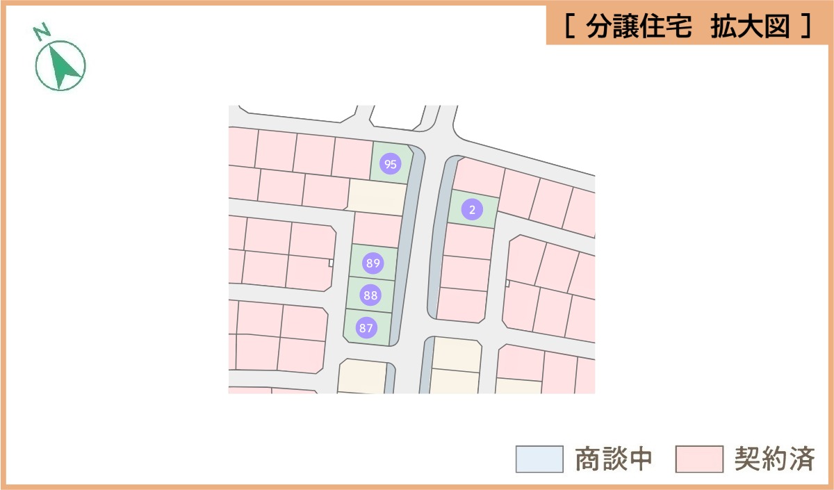 拡大図　分譲住宅　