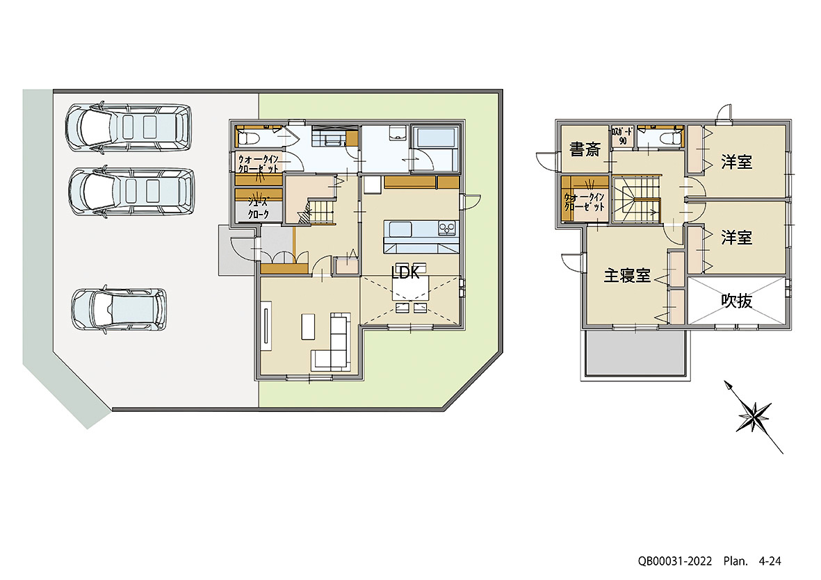 イイコトテラスみどりの 戸建 区画番号No.F51-87 間取り図