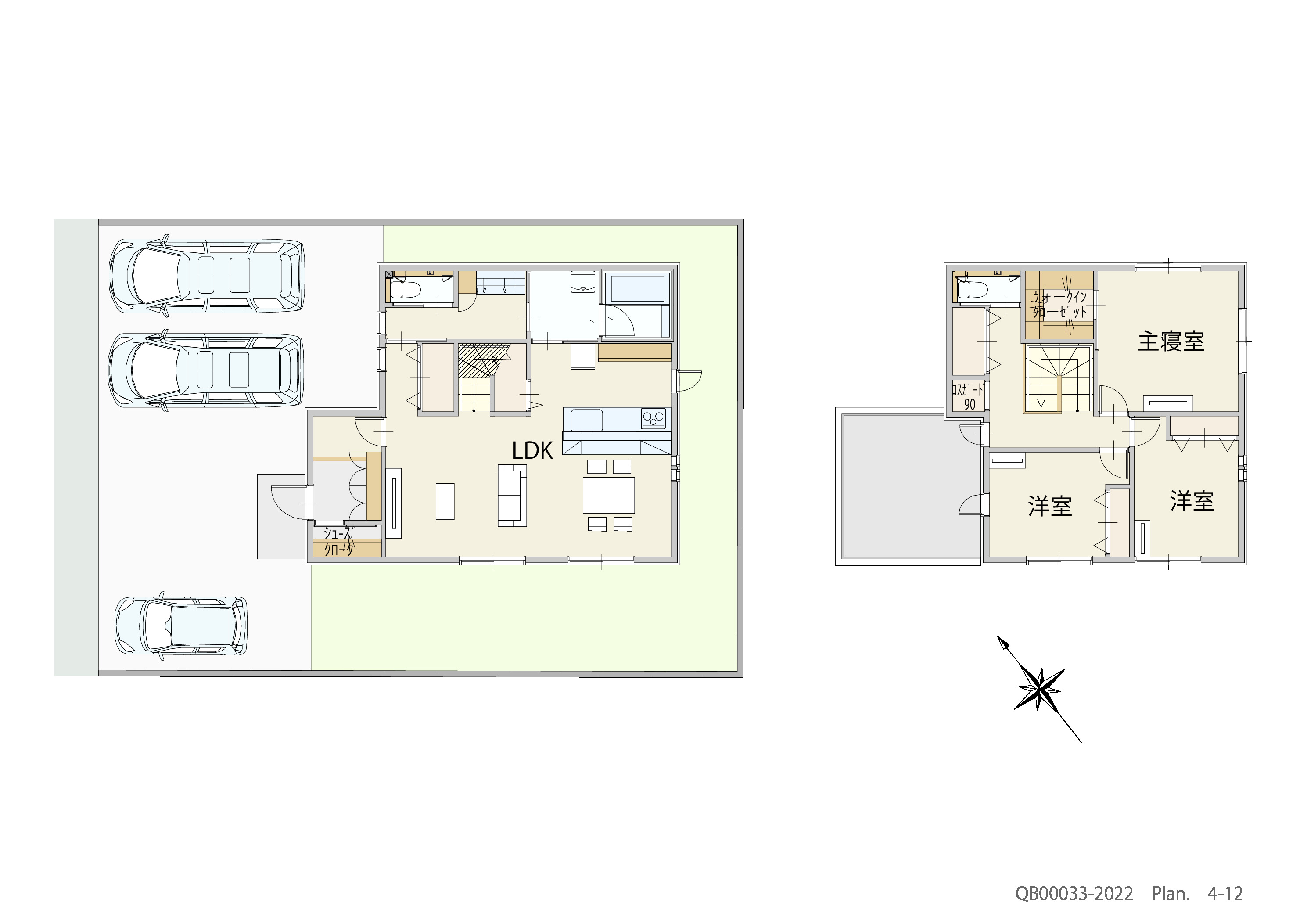 イイコトテラスみどりの 戸建 区画番号No.F51-89 間取り図