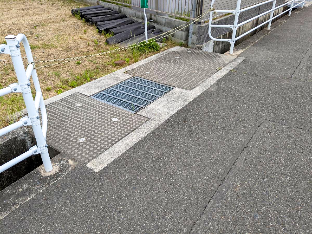 区画進入部分　