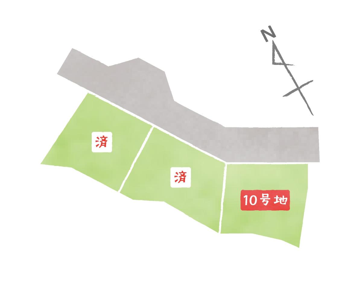 約55坪の広々とした土地