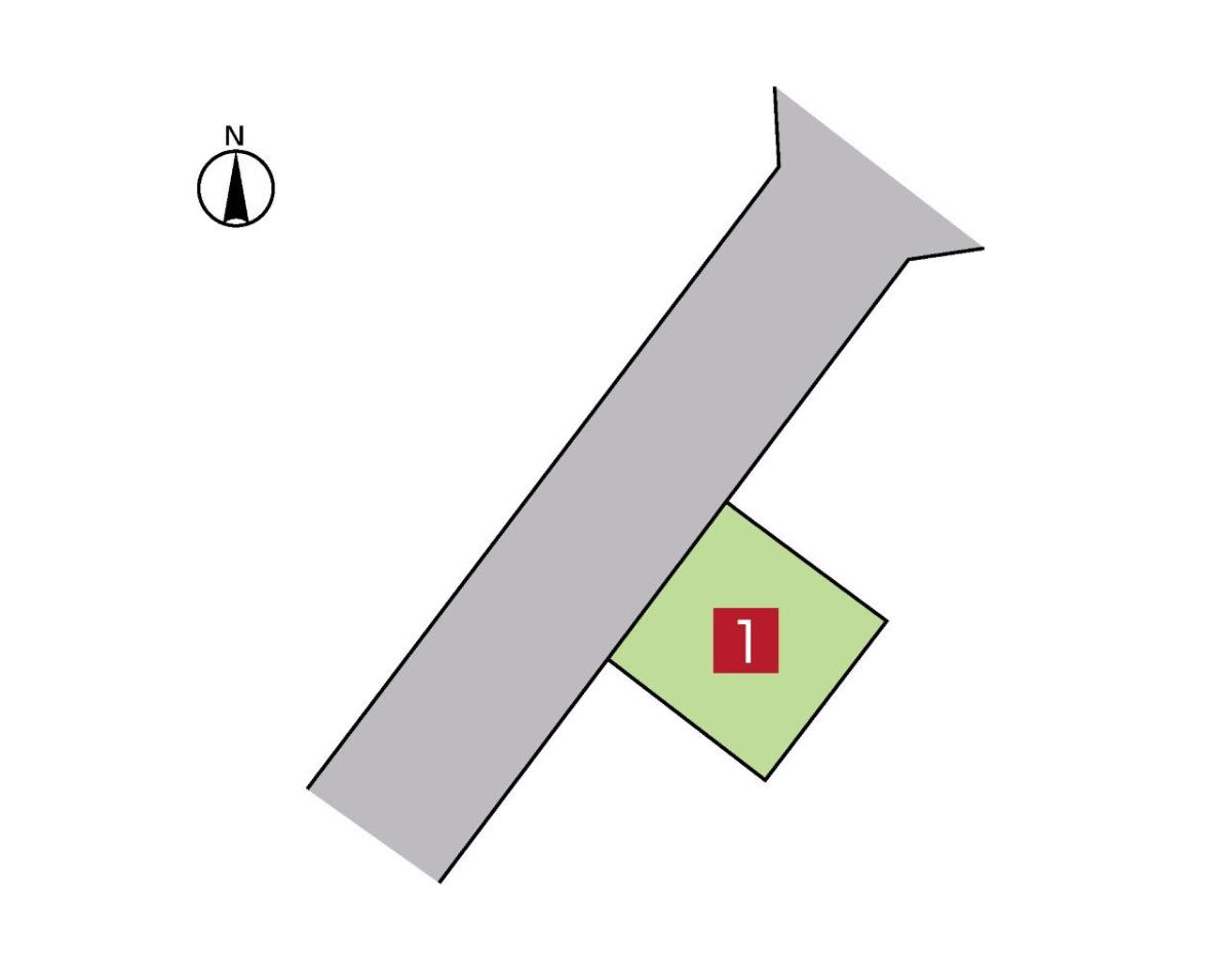 札幌市北区新琴似二条３丁目 土地 区画図