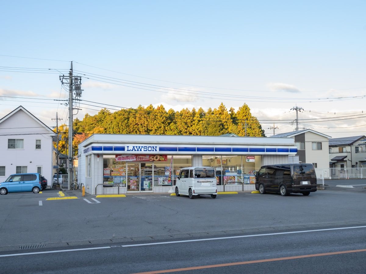 ローソン宇都宮新里町店まで約800m（徒歩10分）　24時間営業、コンビニまで徒歩10分。急な買い物にもすぐ行けて便利です。