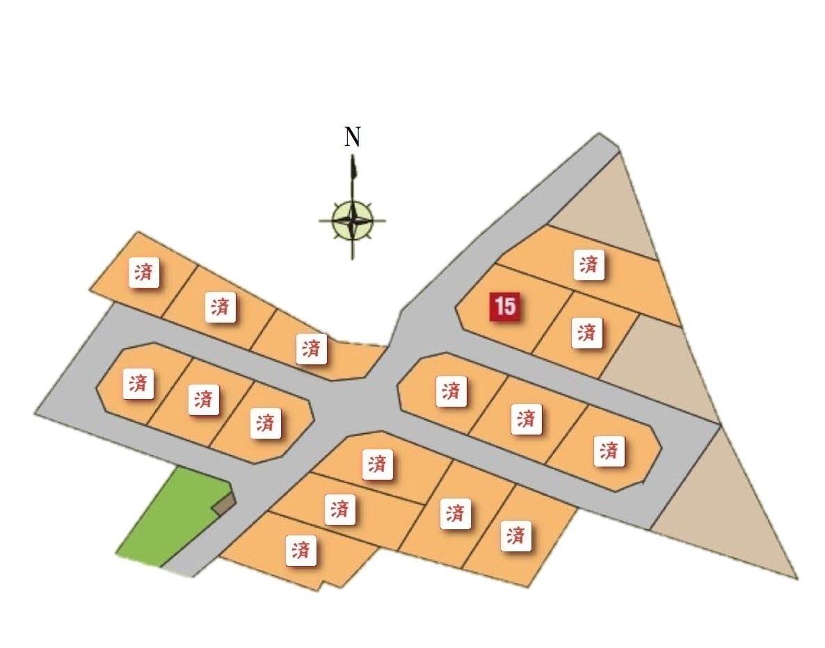 全17区画の大型分譲地です！　