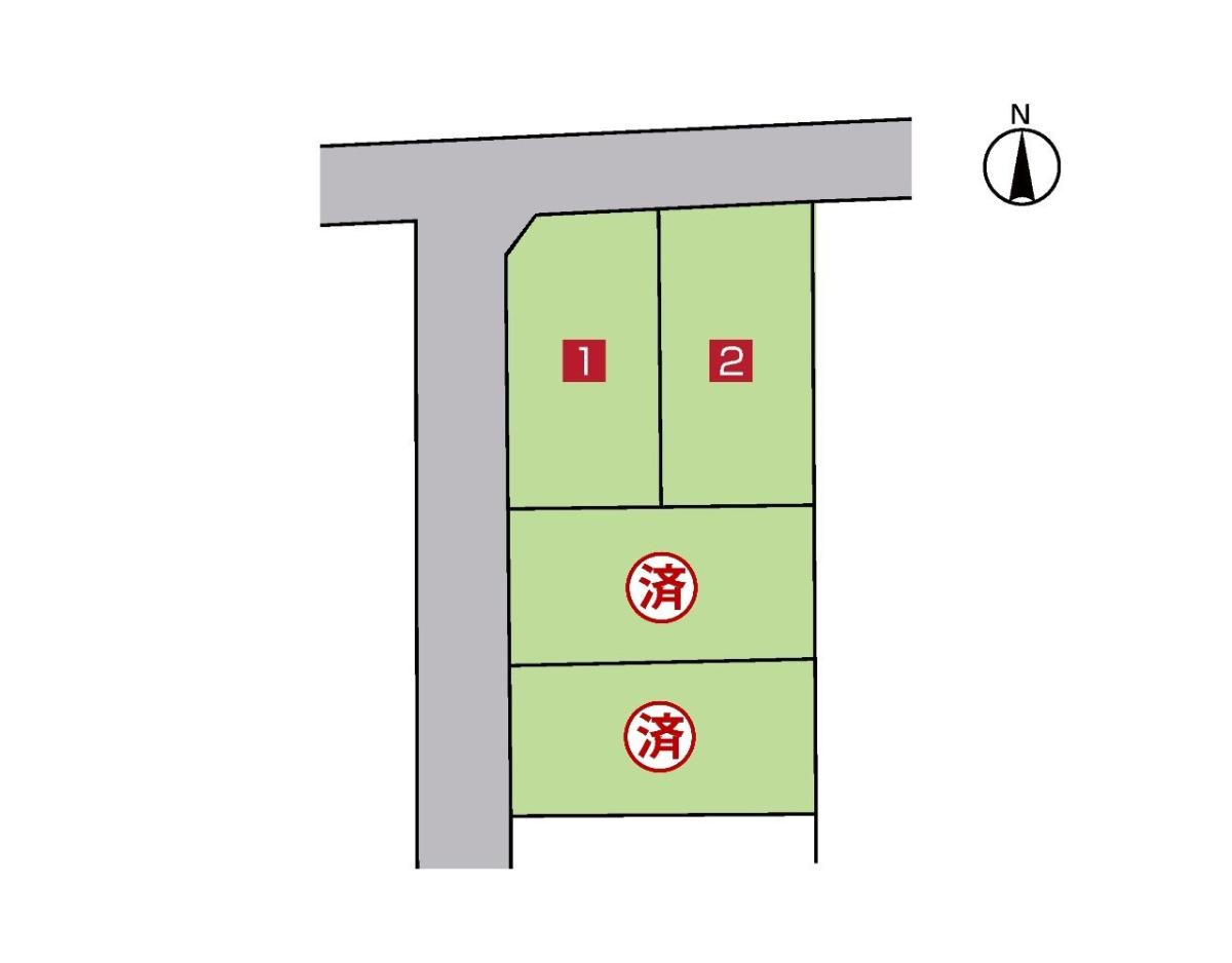 札幌市西区平和３条５丁目 土地 区画図