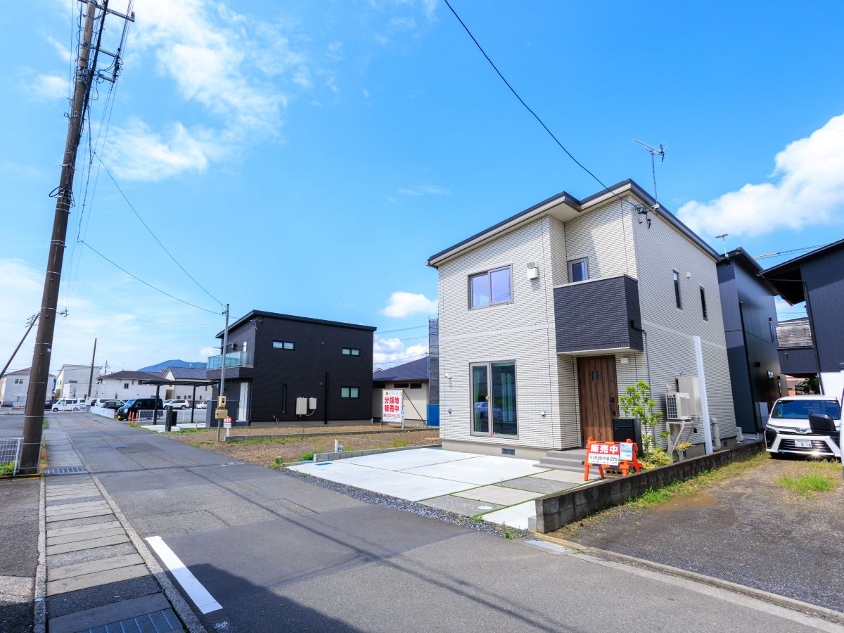 分譲地全体の様子です。現地ご見学やご相談など、お気軽にお問い合わせください！　