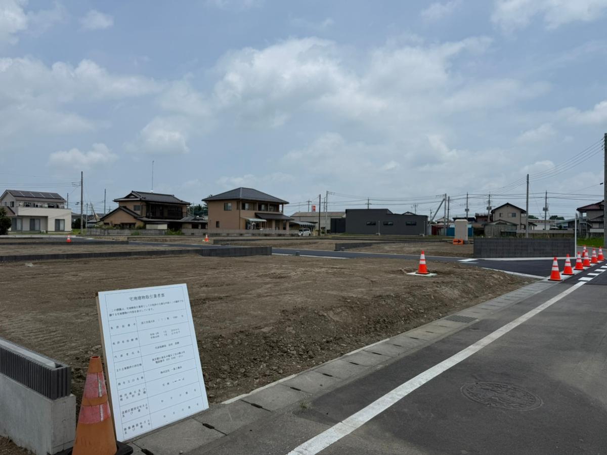 分譲地全景写真です。　