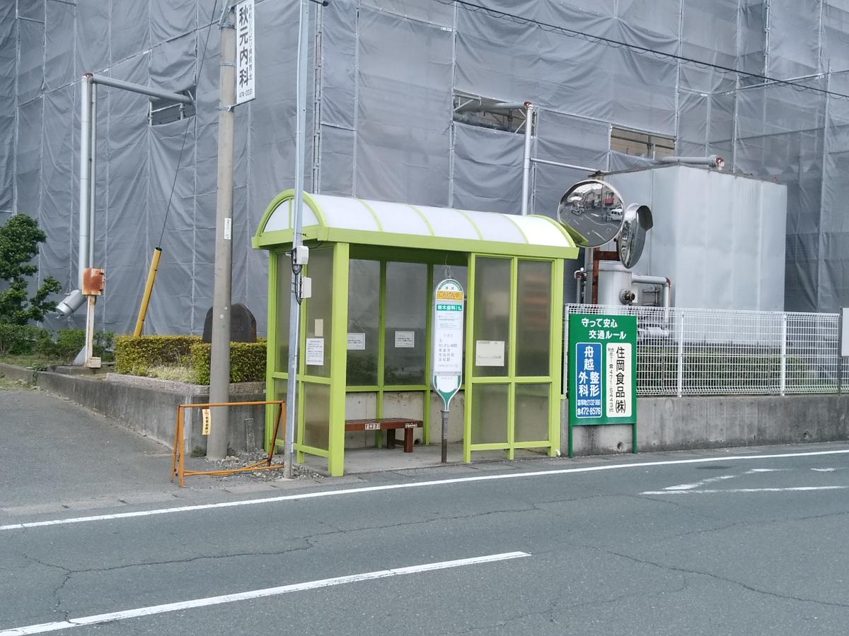 ｉ－ｔｏｗｎ和合町 土地 遠鉄バス停「ごんげんや」まで約400m（徒歩5分）　☆この他にも徒歩圏内にバス停があり、こちら（馬舟）は、浜松駅からの最終が２２：４０と帰りが遅くなっても安心です。