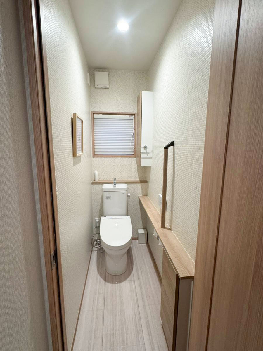 鳥取市浜坂６丁目 モデルハウス 区画番号No.23号地 2Fトイレです。