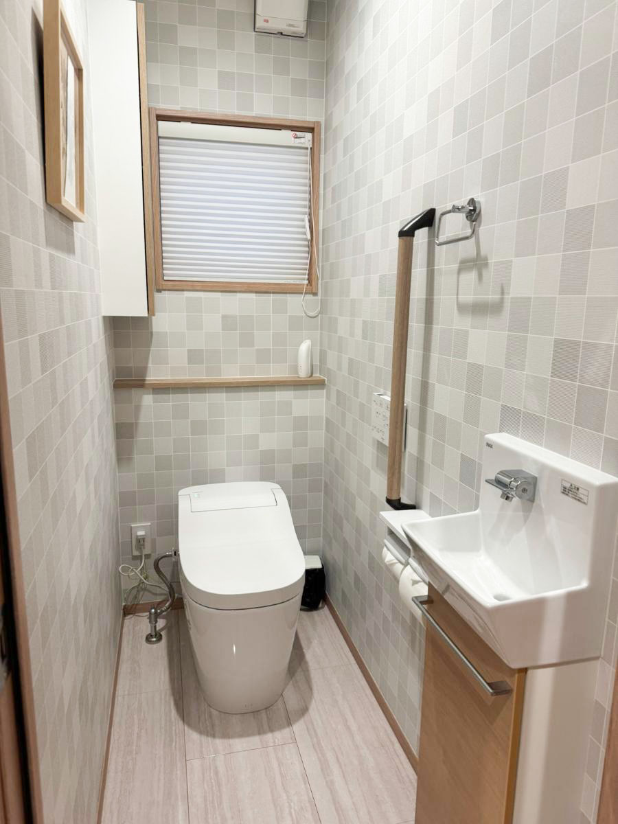 鳥取市浜坂６丁目 モデルハウス 区画番号No.23号地 1Fトイレです。