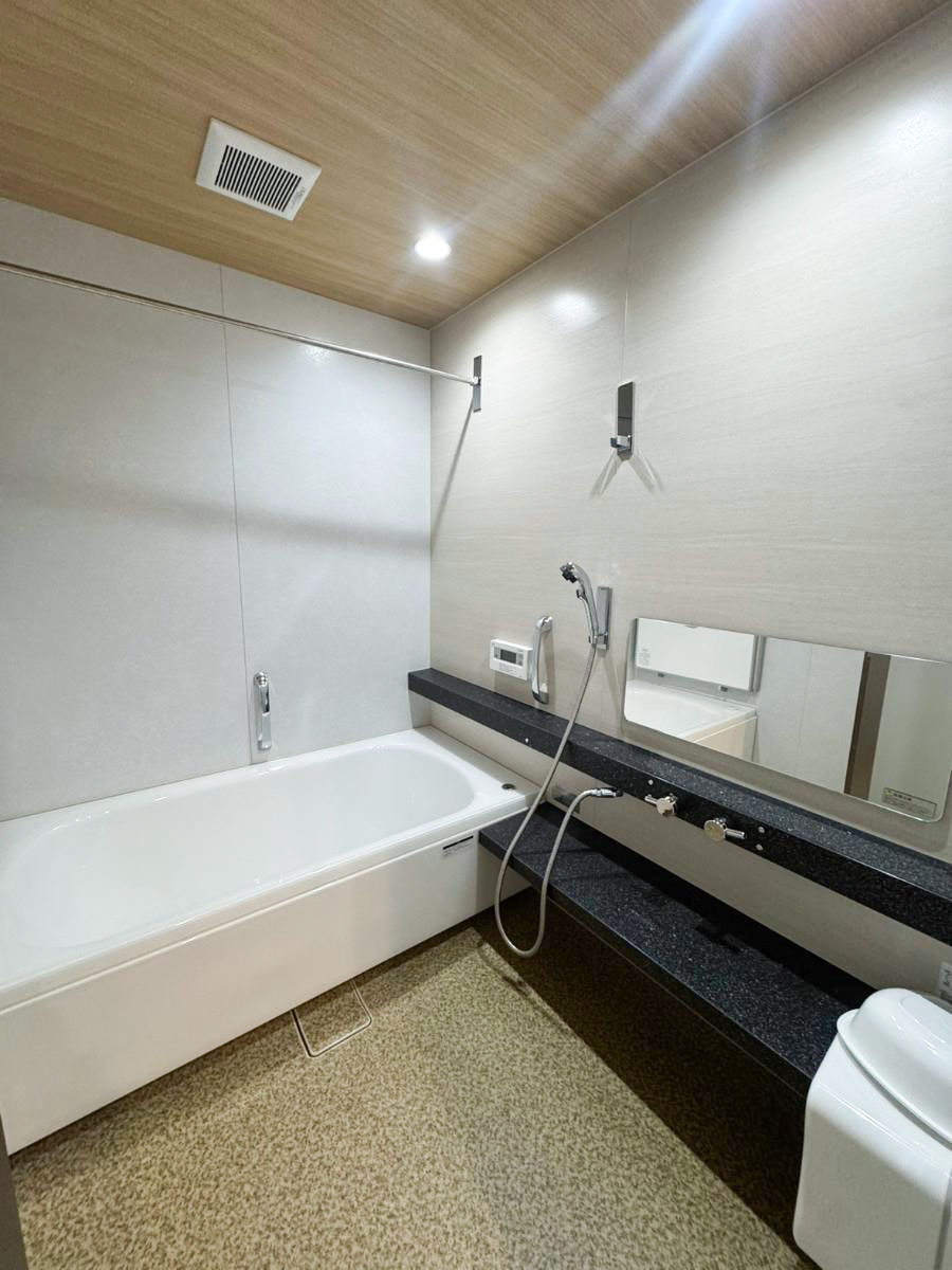 鳥取市浜坂６丁目 モデルハウス 区画番号No.23号地 浴室です。