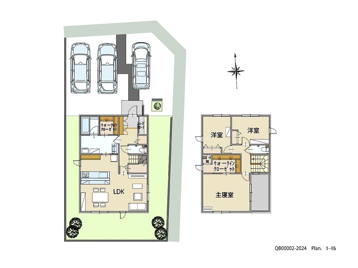 イイコトテラス筑前深江 戸建 区画番号No.17 間取り図