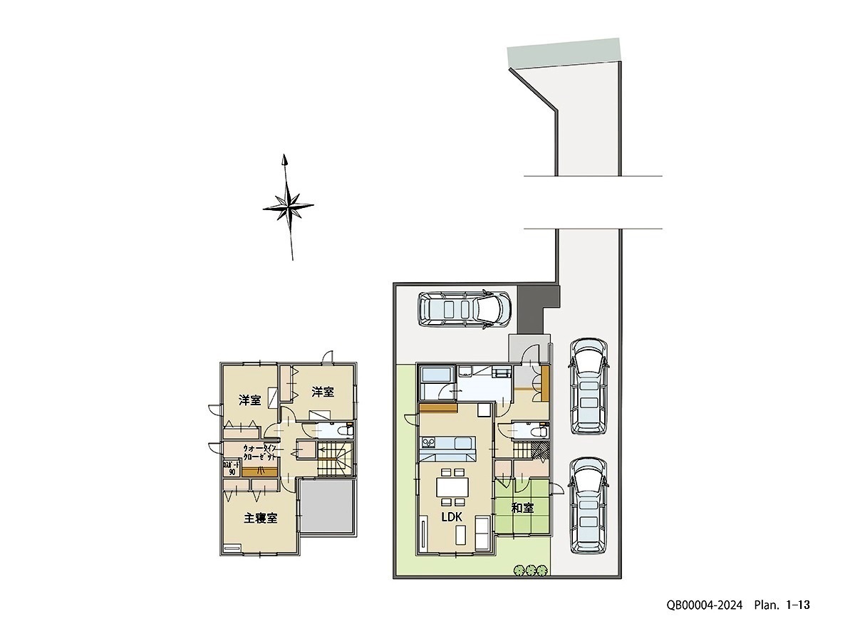 イイコトテラス筑前深江 戸建 区画番号No.22 間取り図