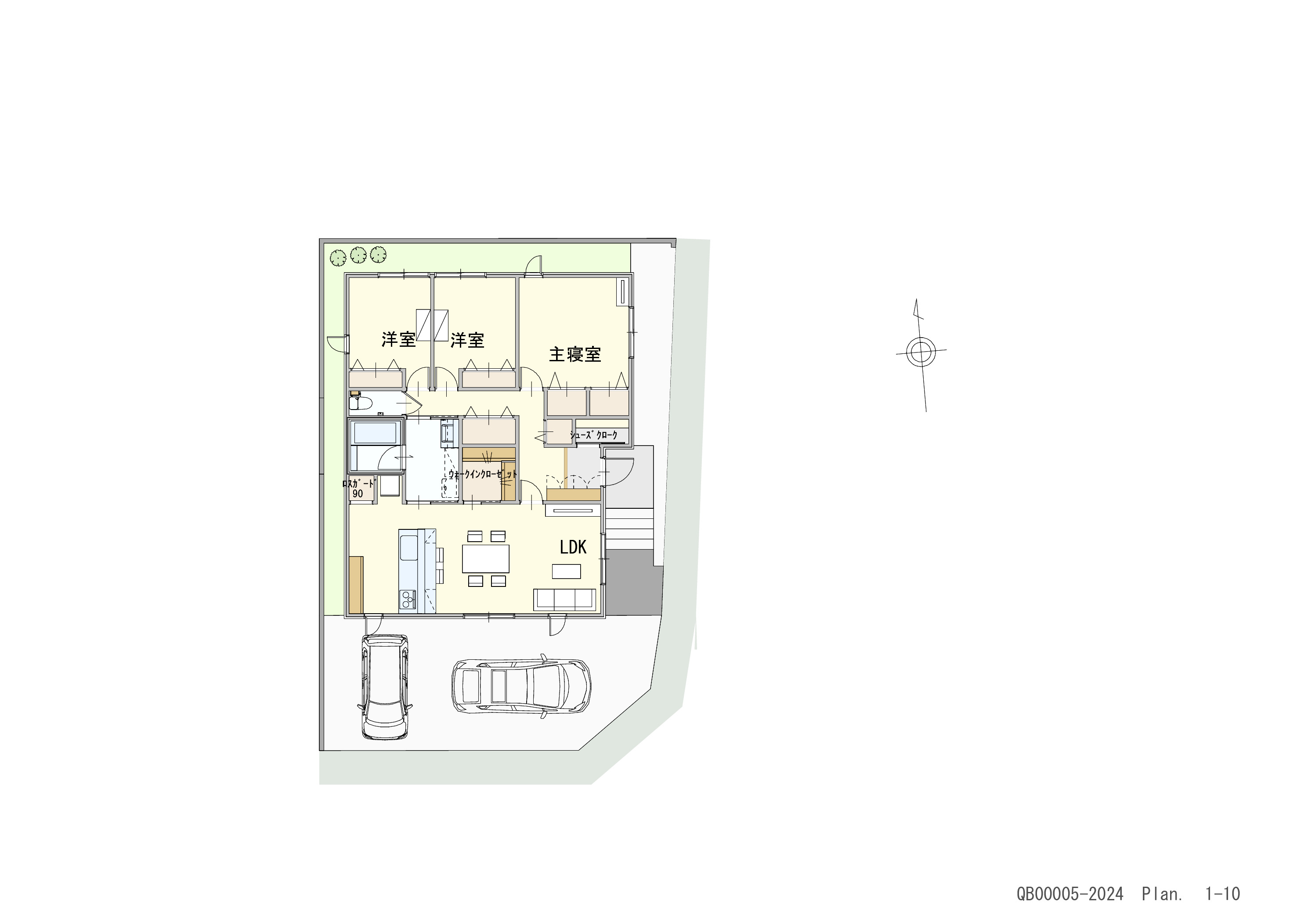 イイコトテラス筑前深江 戸建 区画番号No.25 間取り図