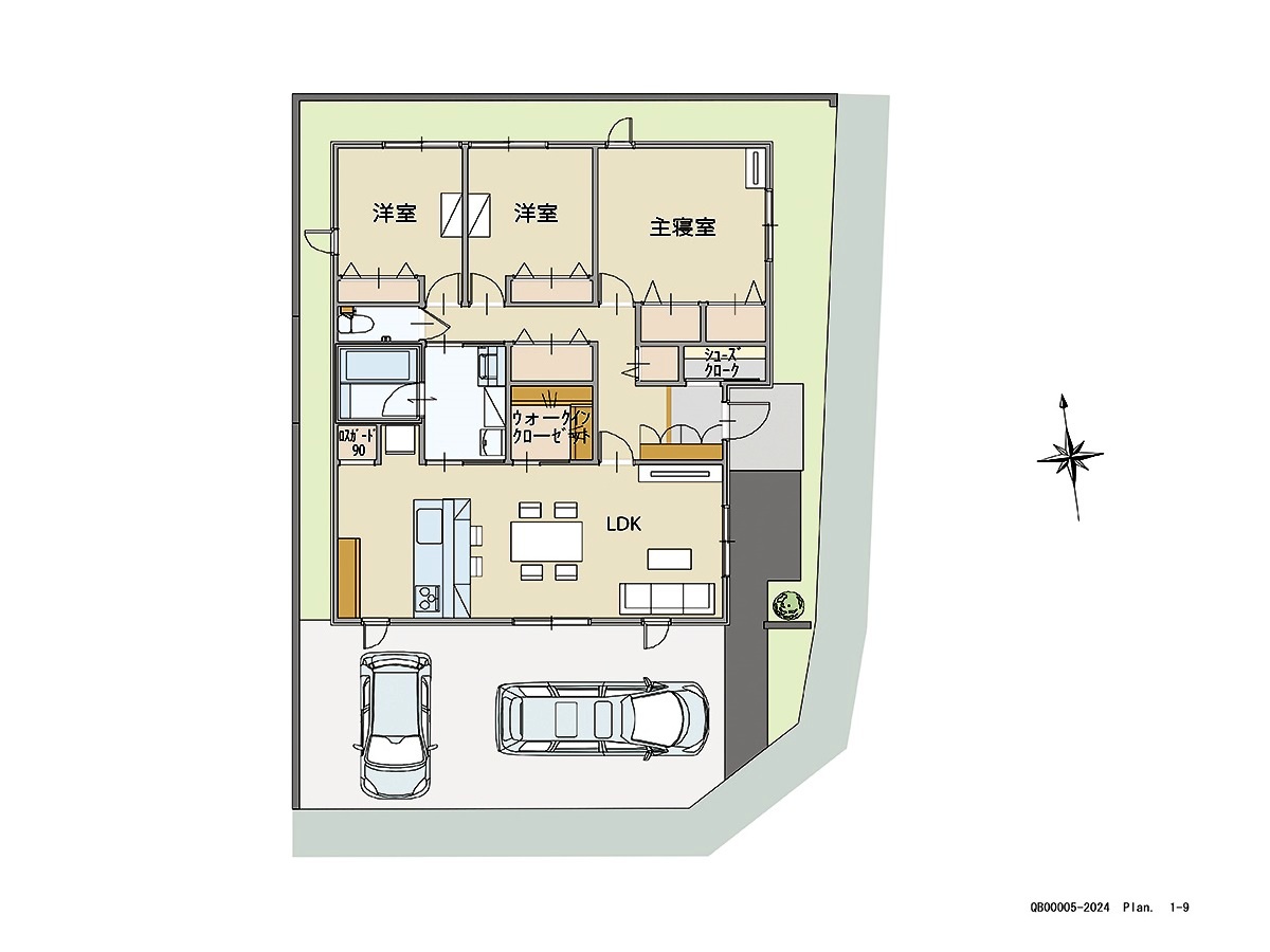 イイコトテラス筑前深江 戸建 区画番号No.25 間取り図