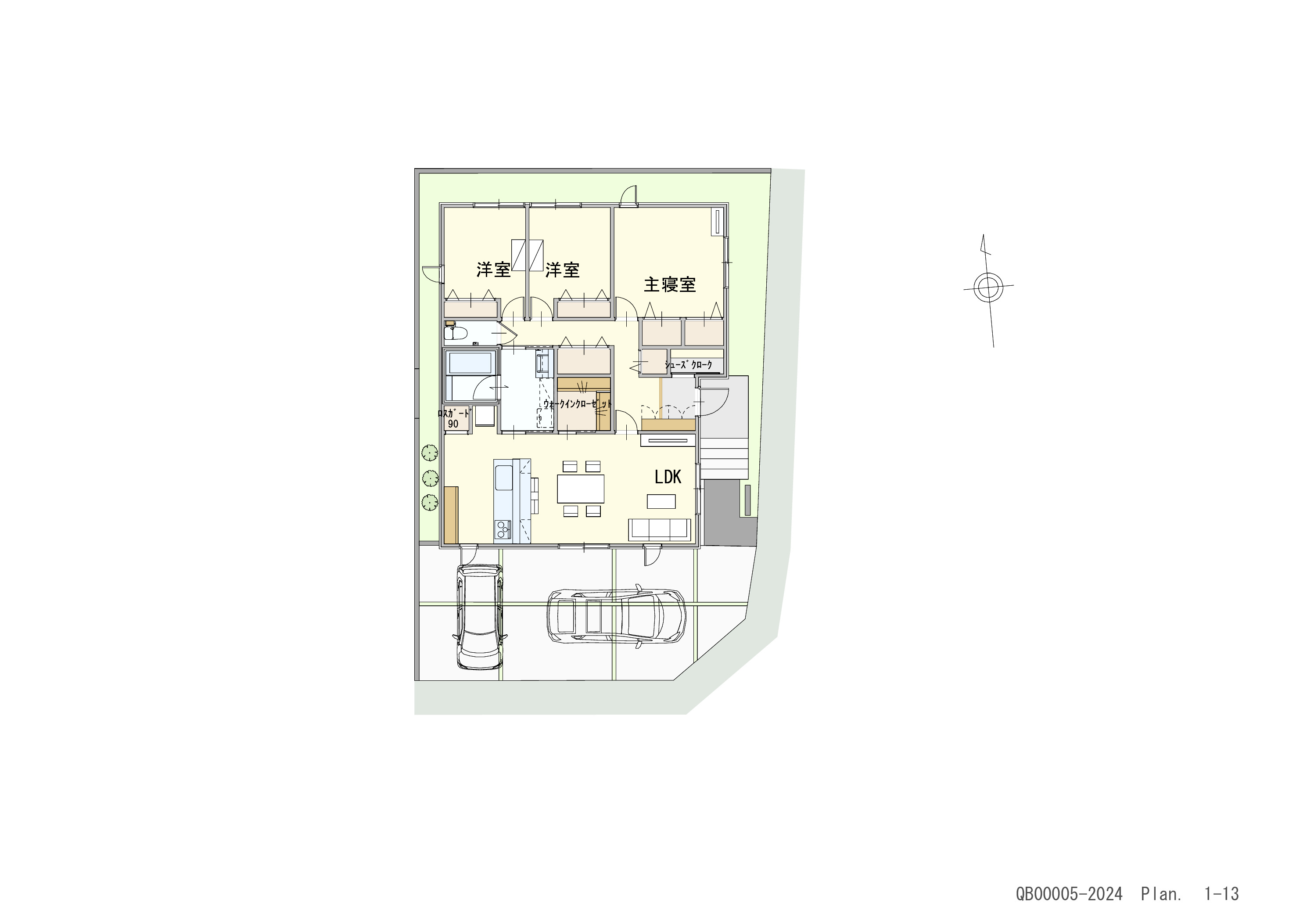 イイコトテラス筑前深江 戸建 区画番号No.25 間取り図