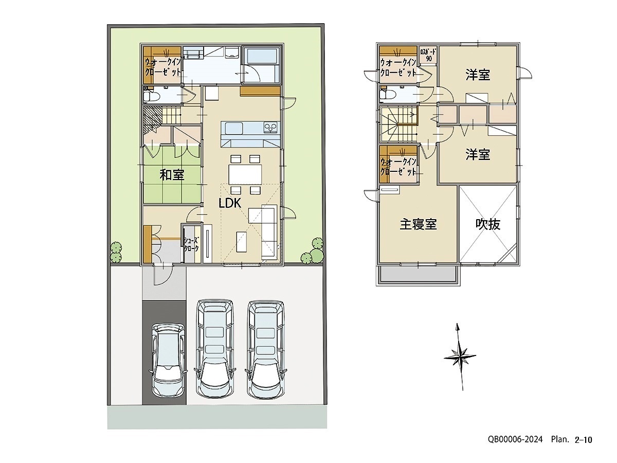 イイコトテラス筑前深江 戸建 区画番号No.34 間取り図