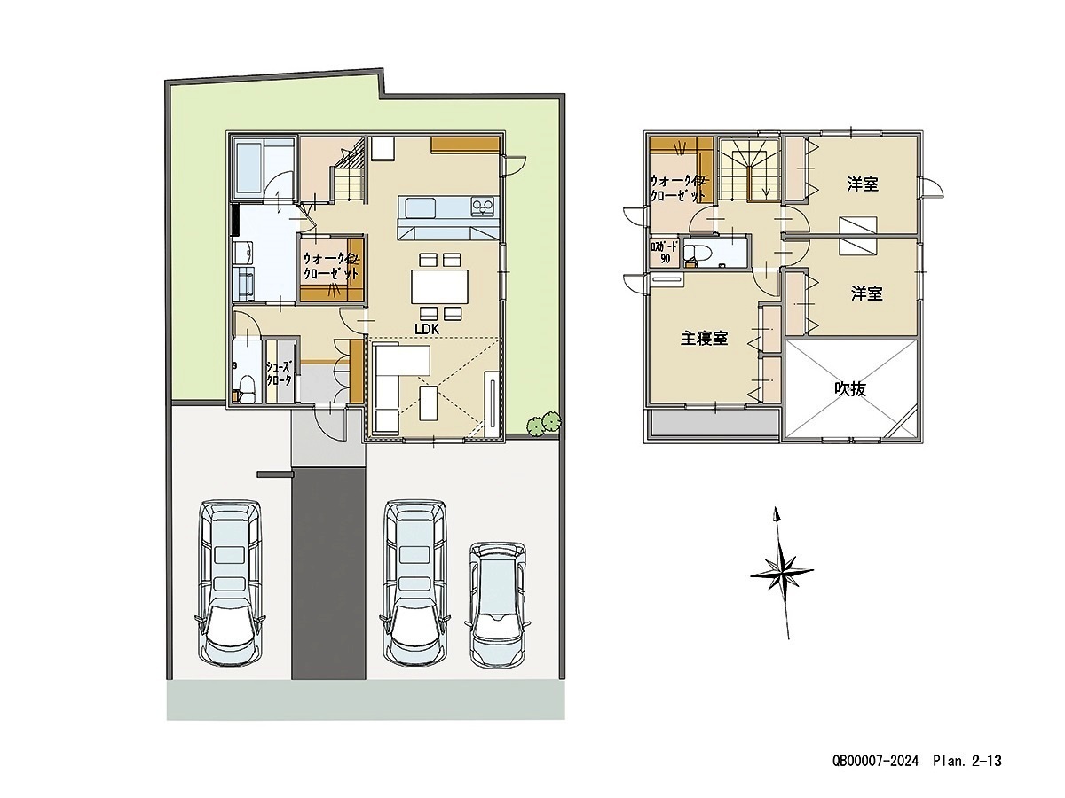 イイコトテラス筑前深江 戸建 区画番号No.39 間取り図