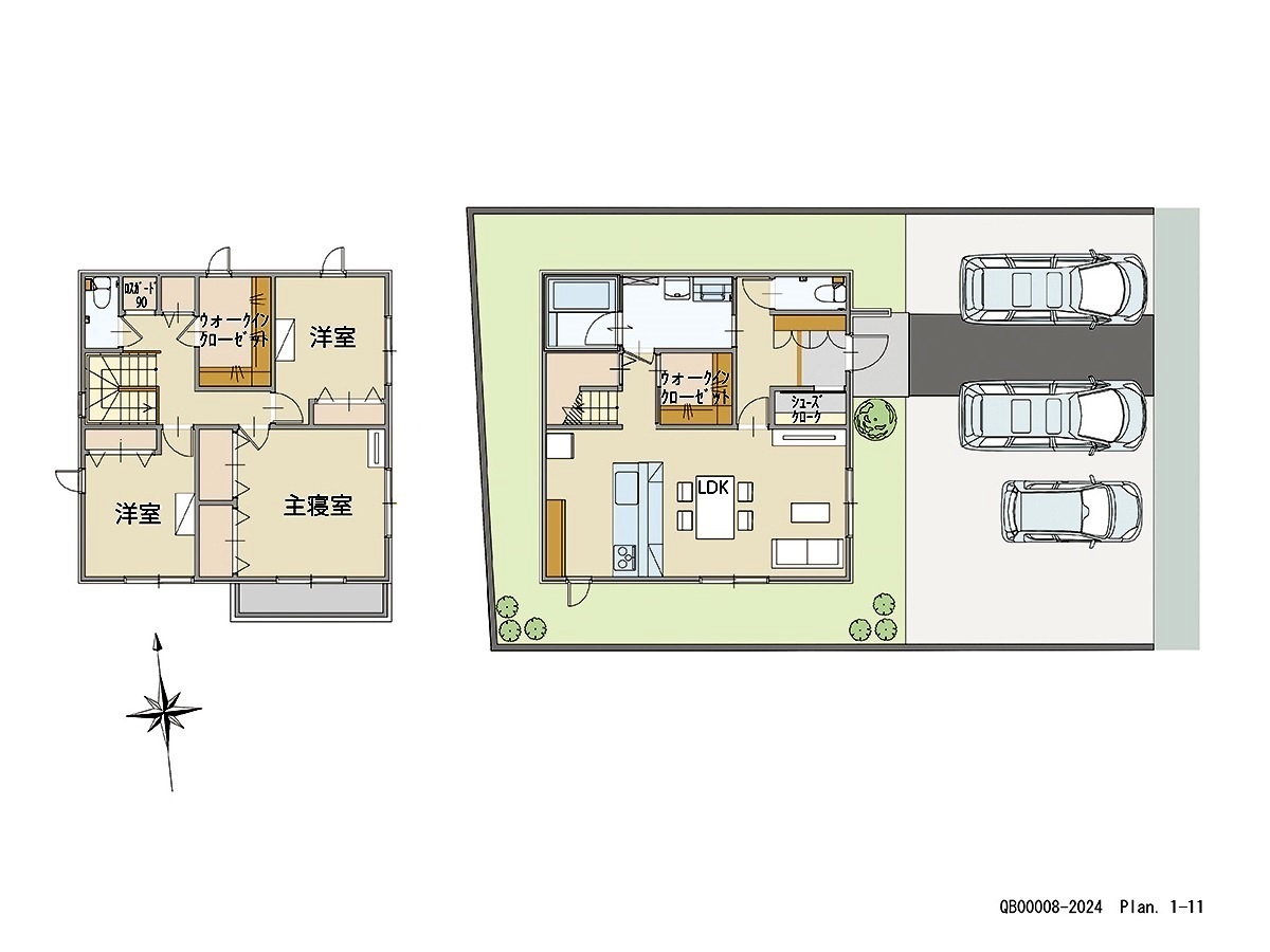 イイコトテラス筑前深江 戸建 区画番号No.41 間取り図