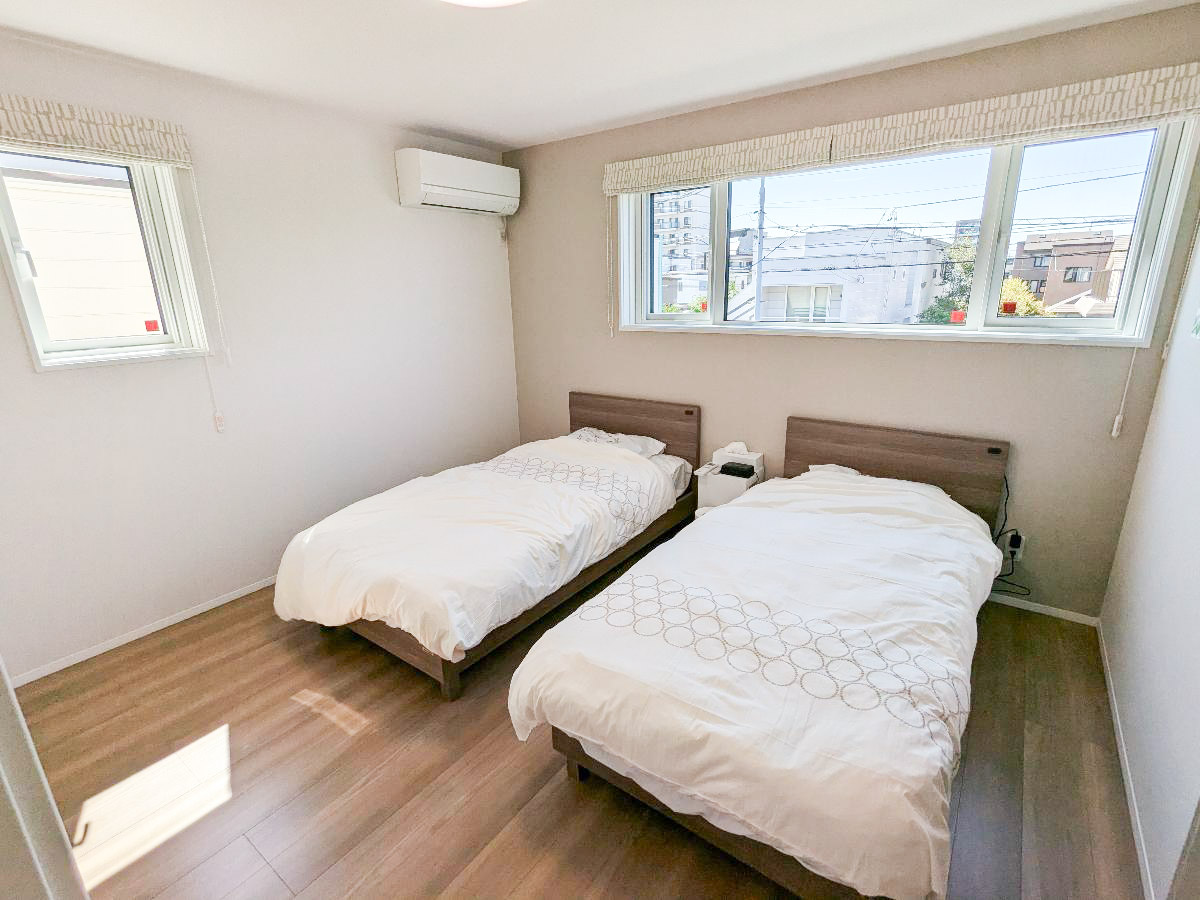 札幌市北区北２６条西１５丁目 モデルハウス 区画番号No.2 広々とした主寝室です！