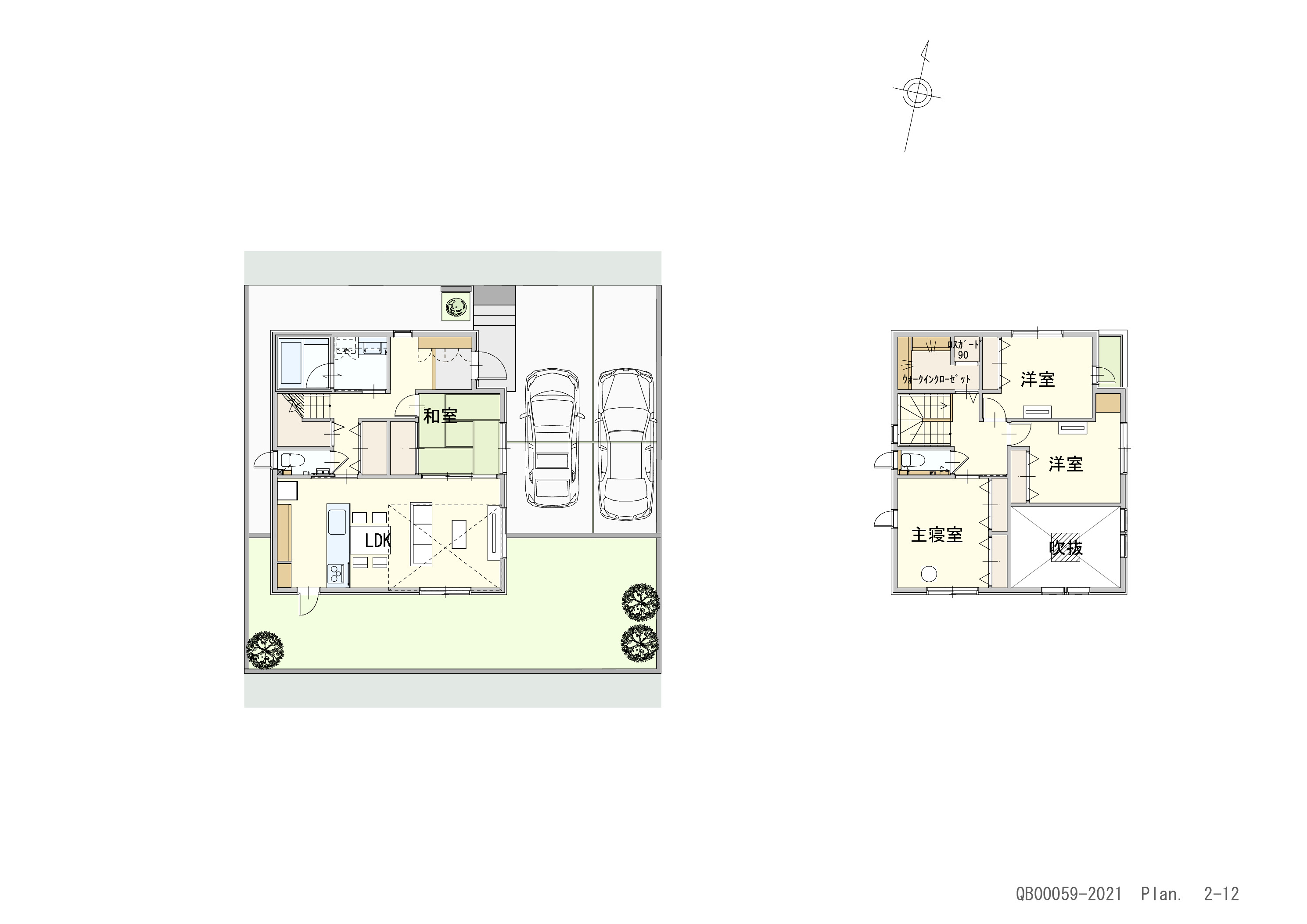 福山市神辺町道上 戸建 区画番号No.8 間取り図
