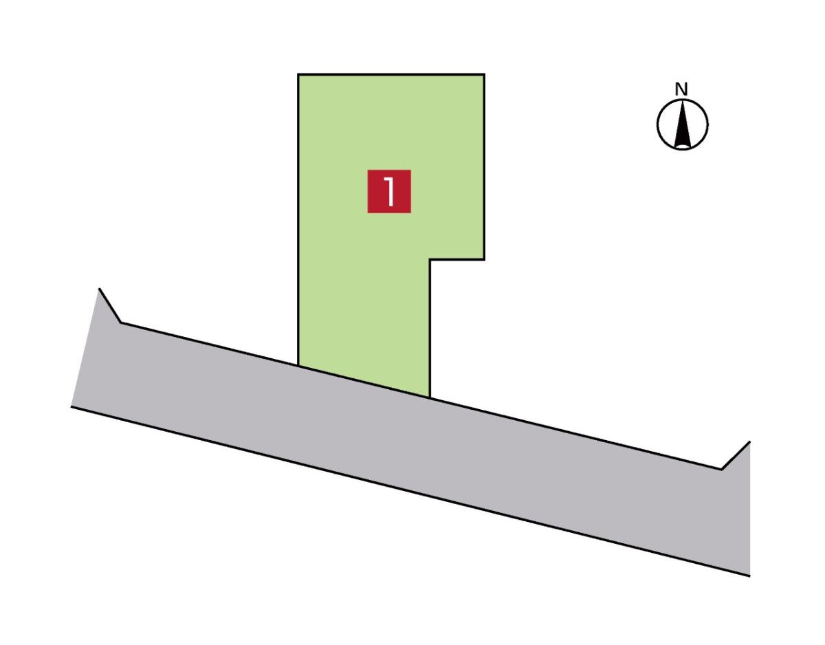 瑞浪市須野志町分譲住宅 モデルハウス 区画図