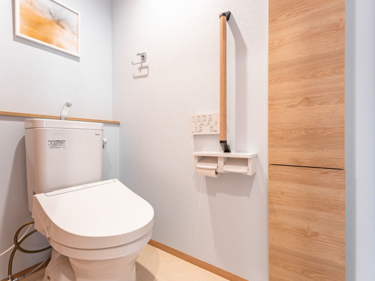 広陵町三吉 モデルハウス 区画番号No.宅地C 2Fトイレです。