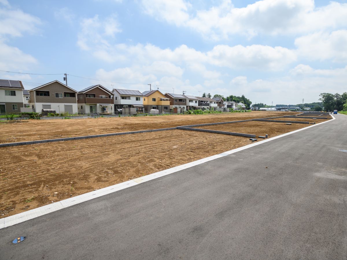 区画1～3(西側から)　イオンモール小山まで車で約3分！日々のお買い物も休日のお出かけにも便利ですね♪　