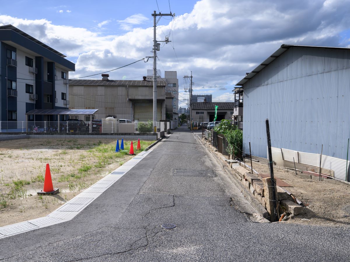 実際に現地の様子を確認してみませんか？ご見学予約お待ちしております！(区画3付近から撮影)　