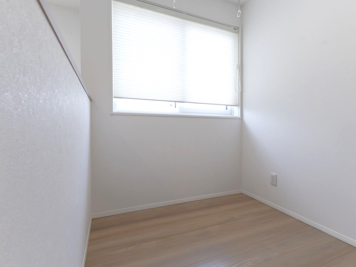 柳町分譲住宅 モデルハウス 区画番号No.1 洗濯物を干すことのできるスペース(2F)があります。