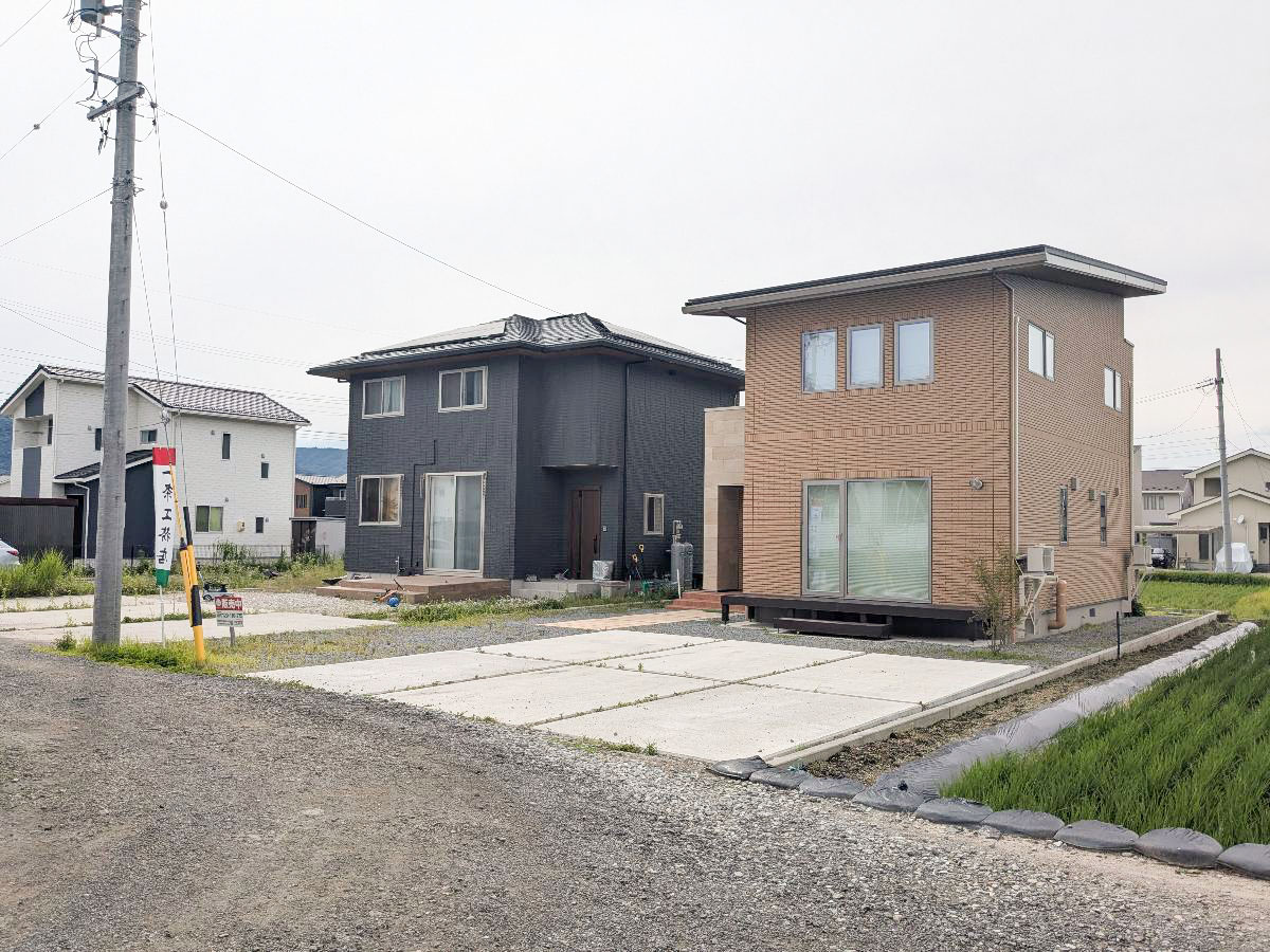 ｉ－ｔｏｗｎ　中洲中金子 モデルハウス 区画番号No.C 駐車スペースはゆとりがあるので、来客時も安心です！