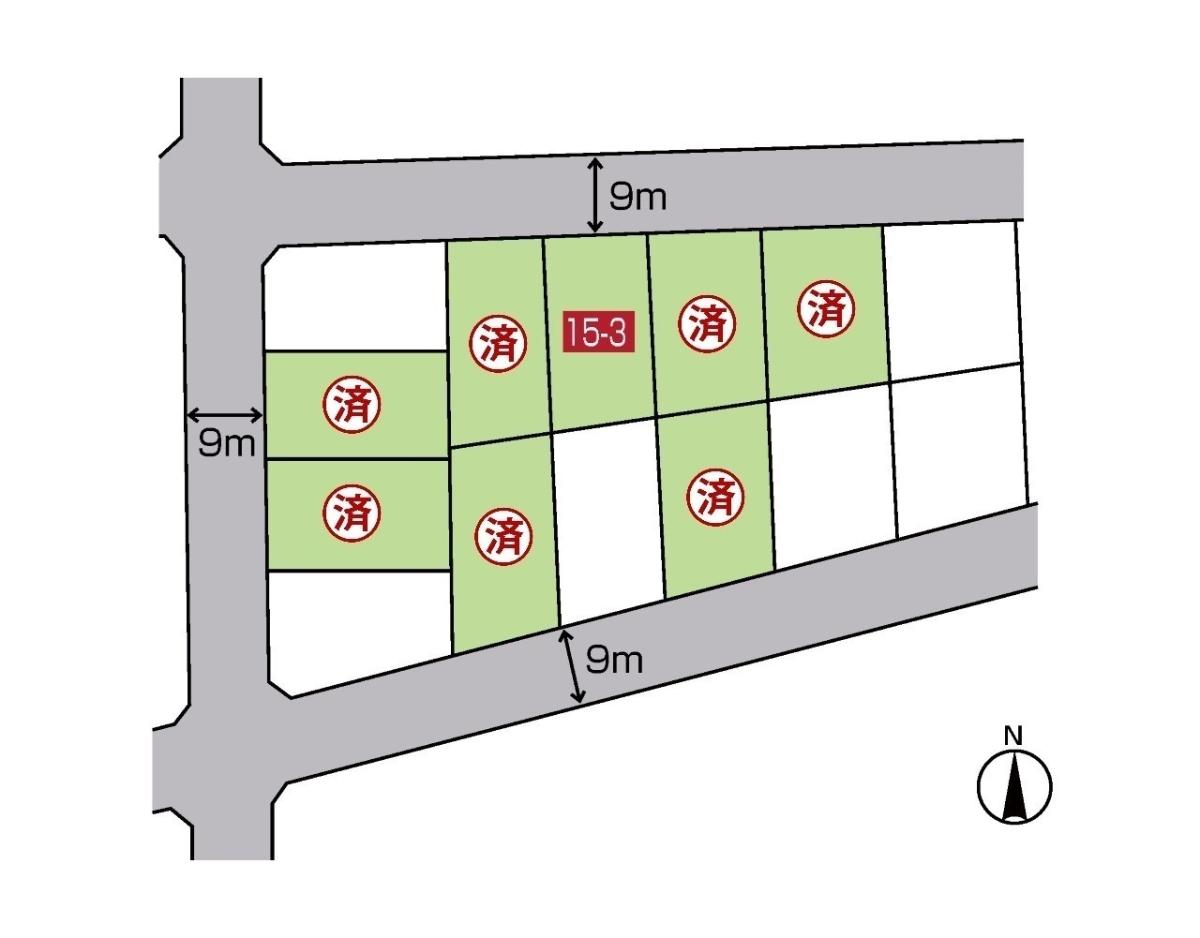 余市町まほろばの郷 土地 区画図