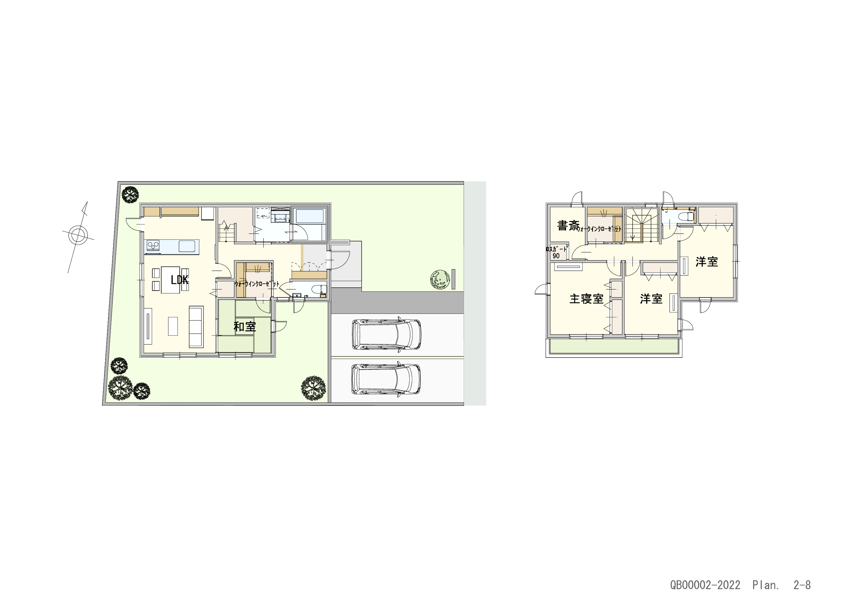 福山市神辺町川北５区画 戸建 区画番号No.2 間取り図