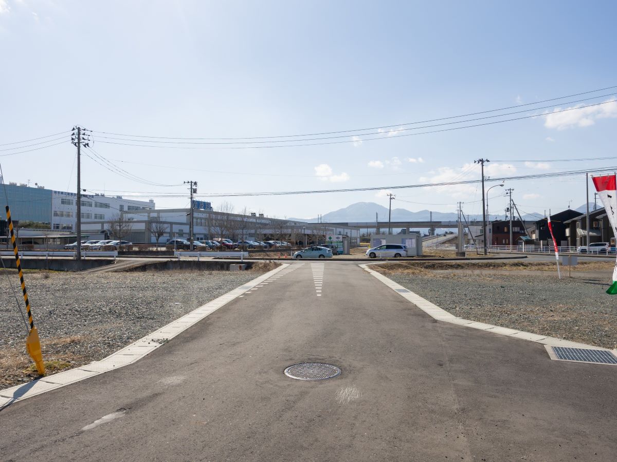 区画7付近の前面道路　