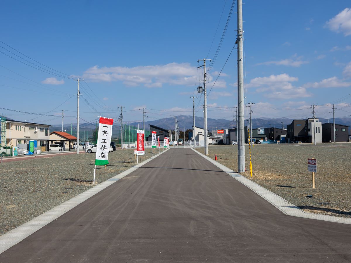 区画18付近から東方向に撮影　