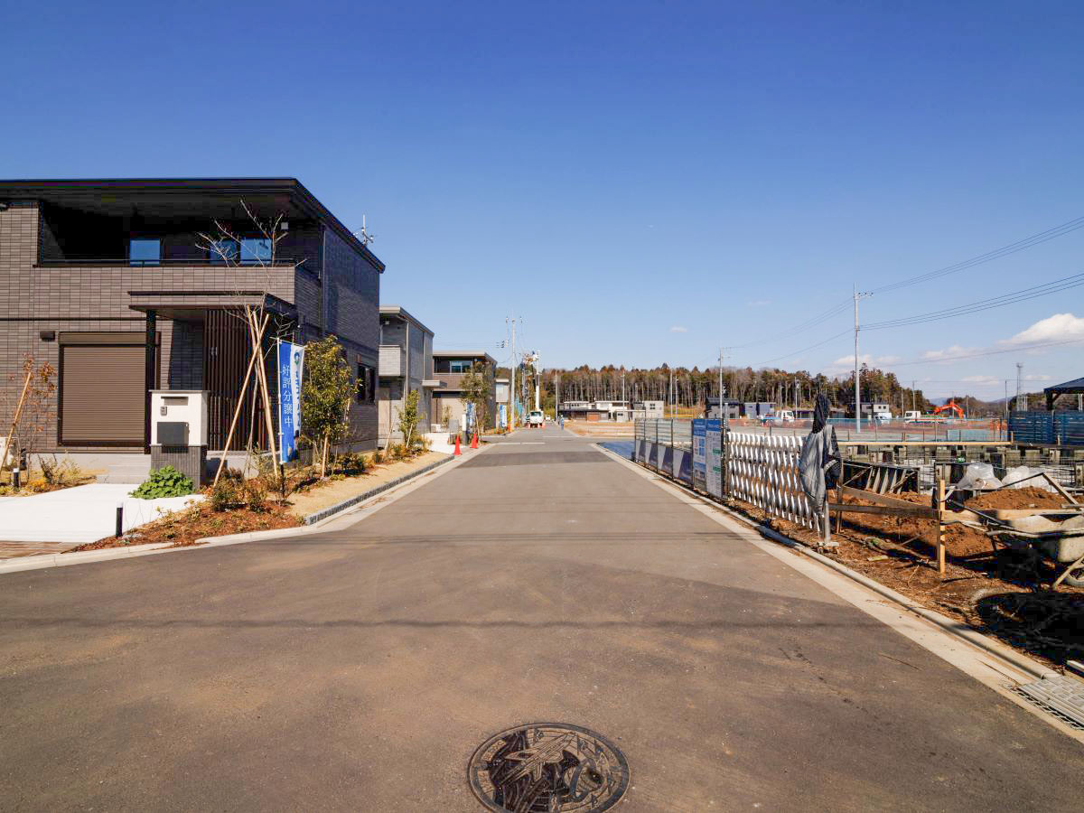 区画1　西側道路です。　