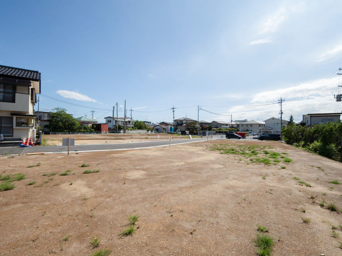 区画9から撮影した分譲地全体の様子です。　