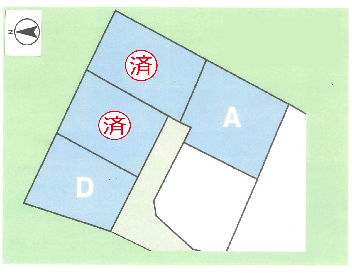 南相馬市北原 土地 区画図