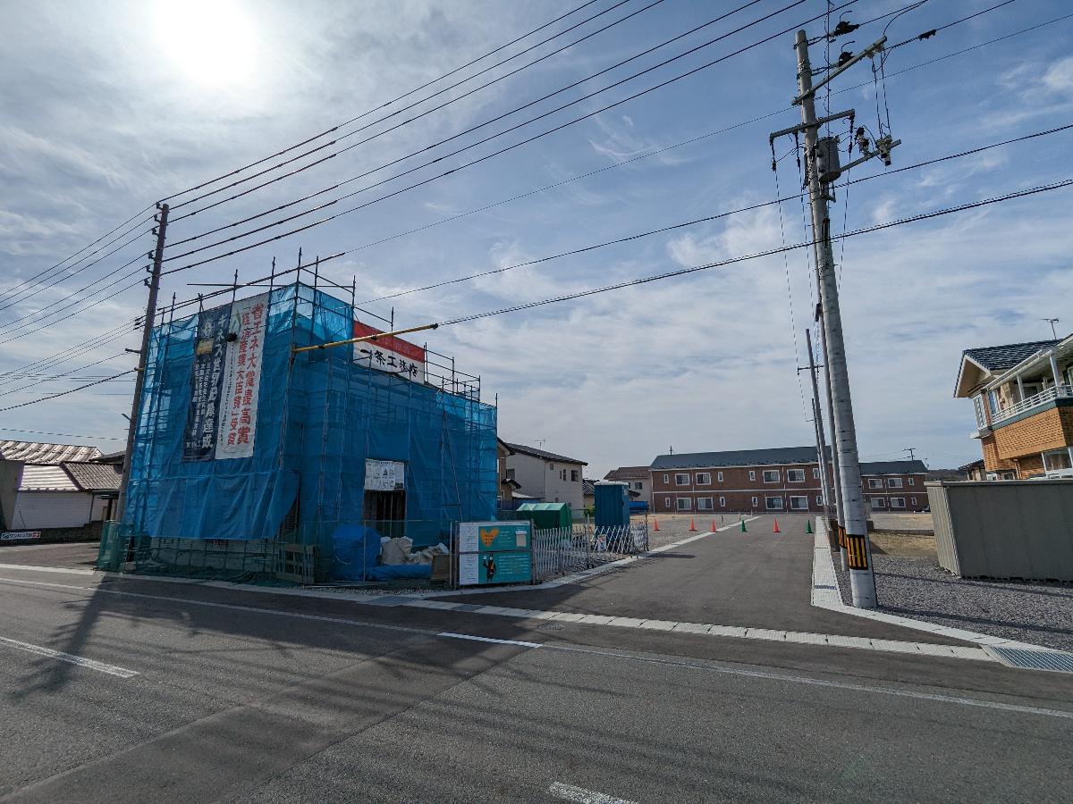 イイコトテラス尾花沢 土地 北側からの全景　