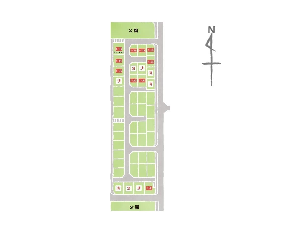 22工区　区画図　