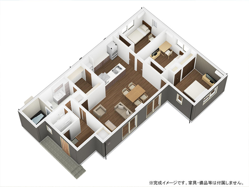 イイコトテラス阿品宮島 戸建 区画番号No.4 