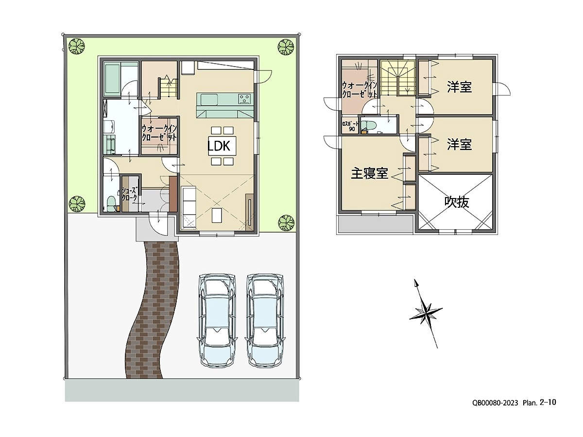 成田市大清水　分譲地 戸建 区画番号No.28 間取り図