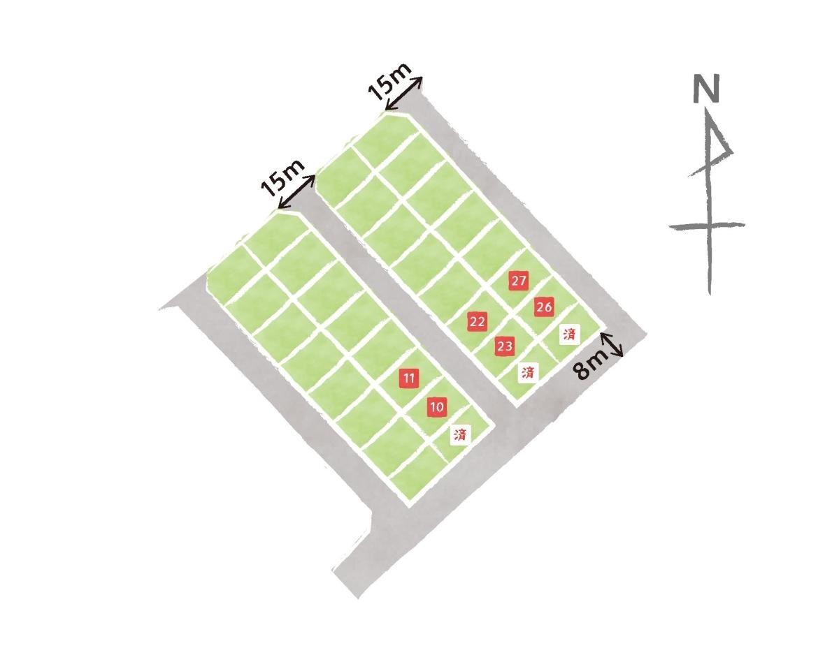 中標津町東９条南９丁目 土地 ９区画　