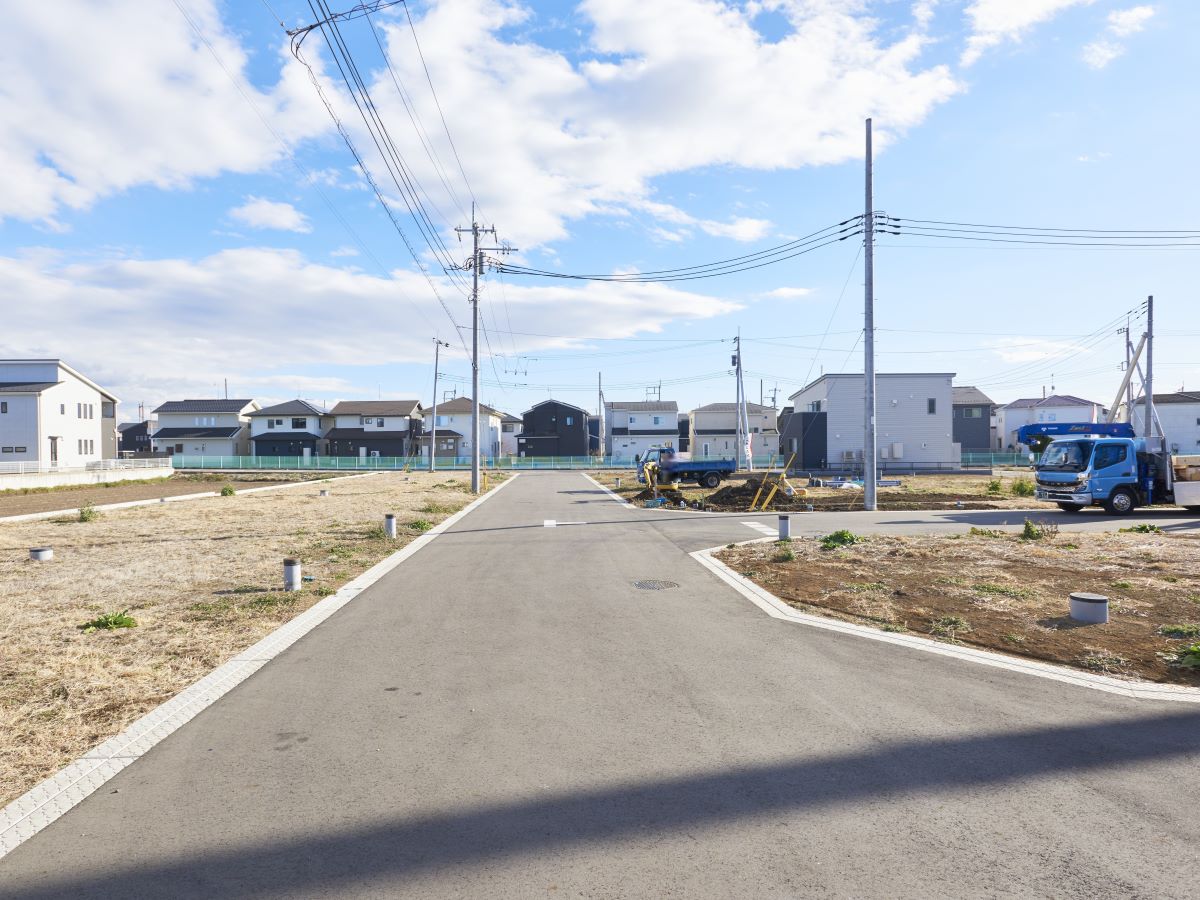 区画18～20付近　前面道路　