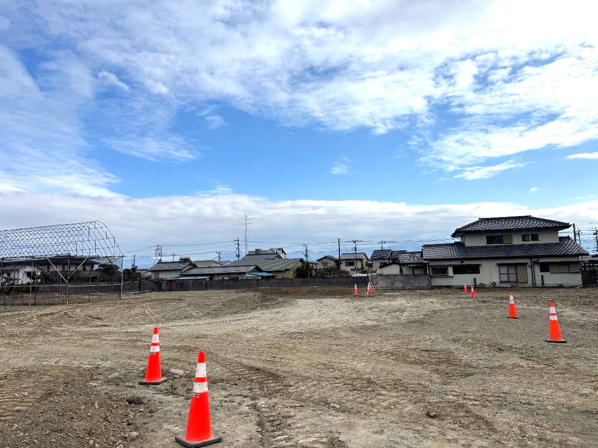 分譲地東側より撮影　