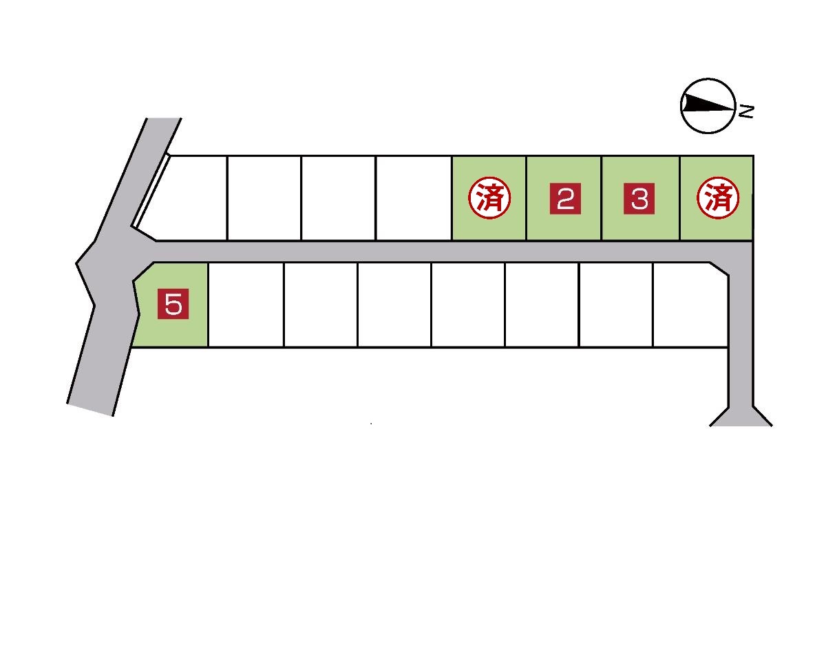 区画2、3、5　